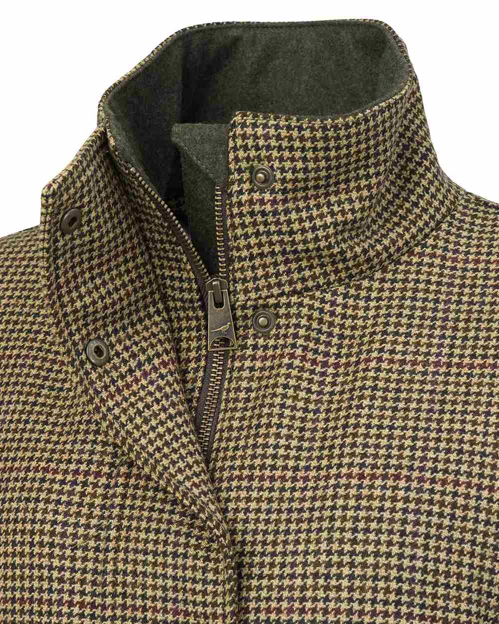 Lily Tweed Coloured Laksen Womens Lily Tweed Coat With CTX on white background 