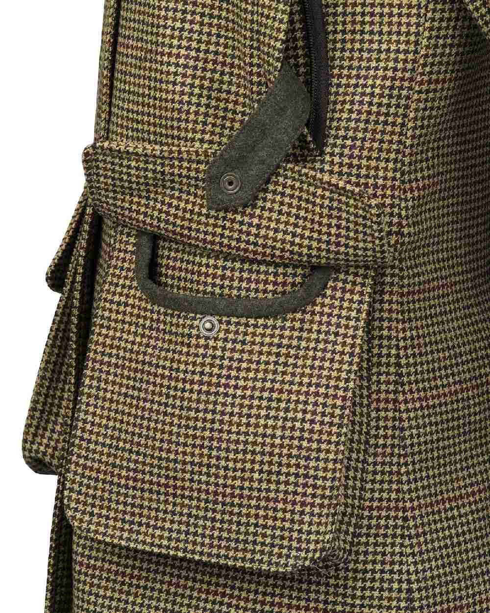 Lily Tweed Coloured Laksen Womens Lily Tweed Coat With CTX on white background 