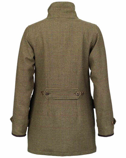 Lily Tweed Coloured Laksen Womens Lily Tweed Coat With CTX on white background 