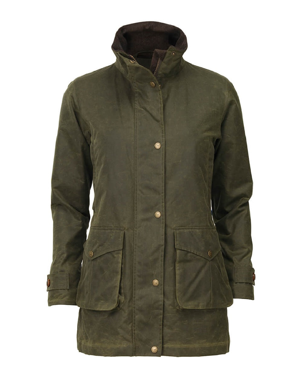 Laksen Ashley Wax Coat in Forest 