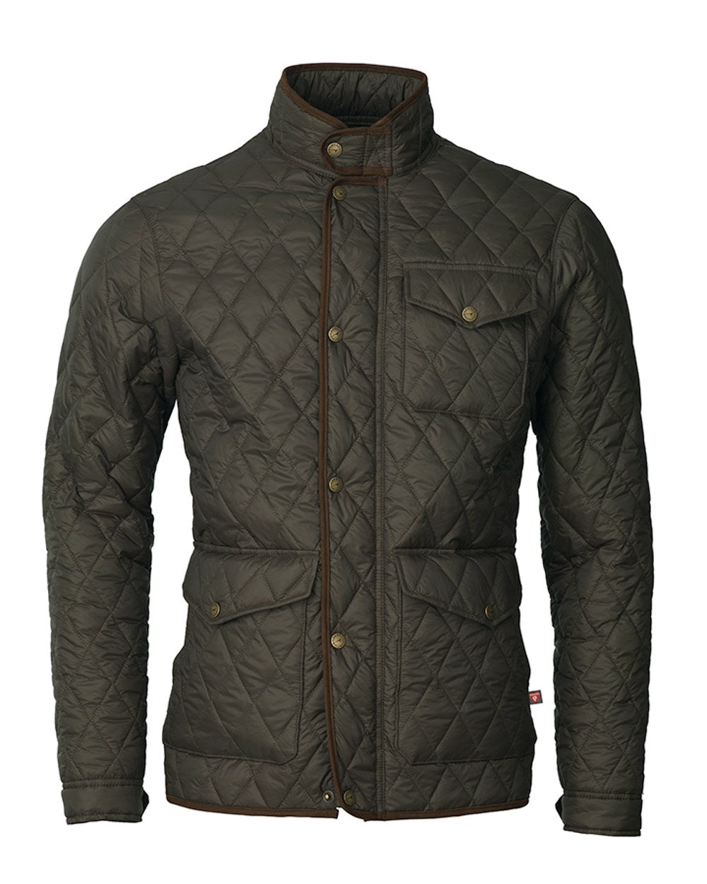 Laksen Brewster Quilted Jacket in Olive 