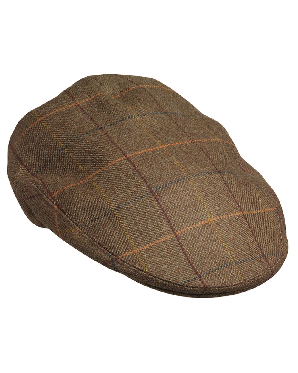 Laksen Cara Tweed Flat Cap On A White Background