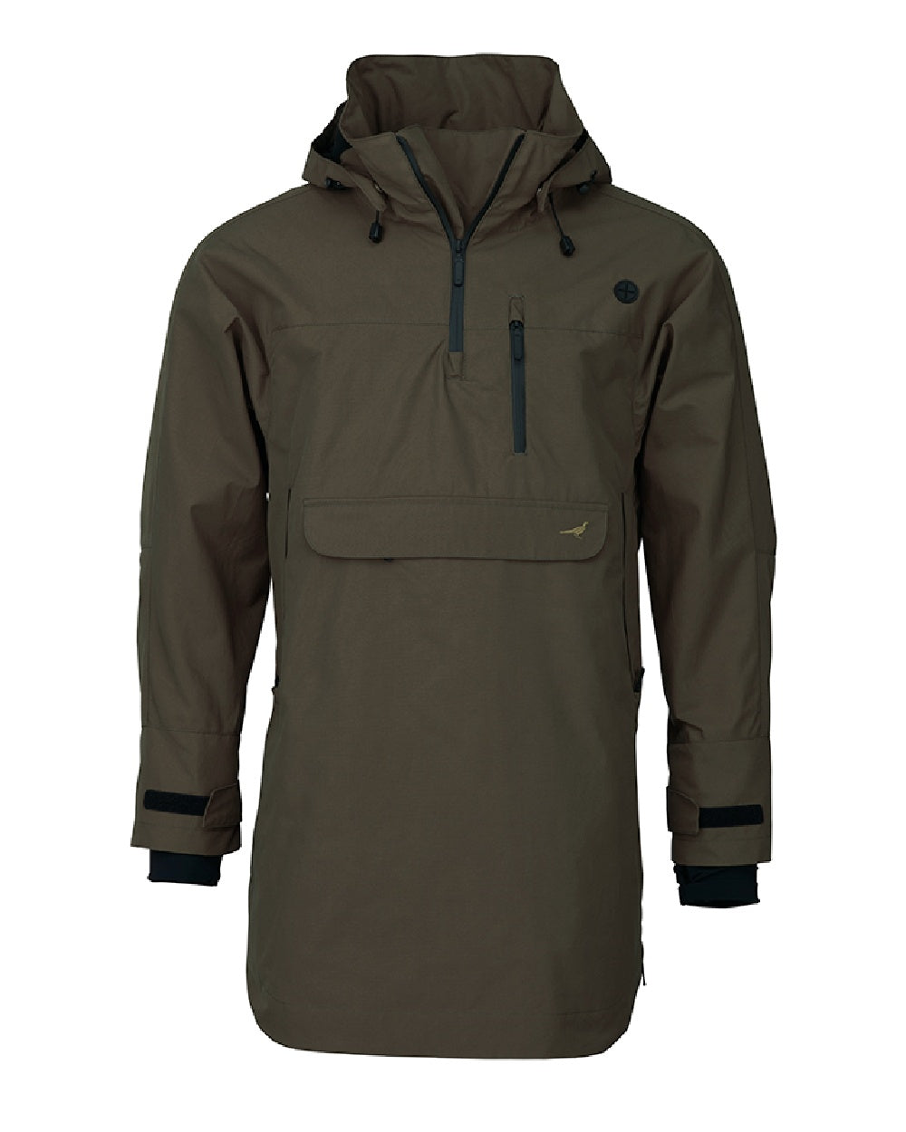 Olive coloured Laksen Dynamic CTX Eco Smock on white background 