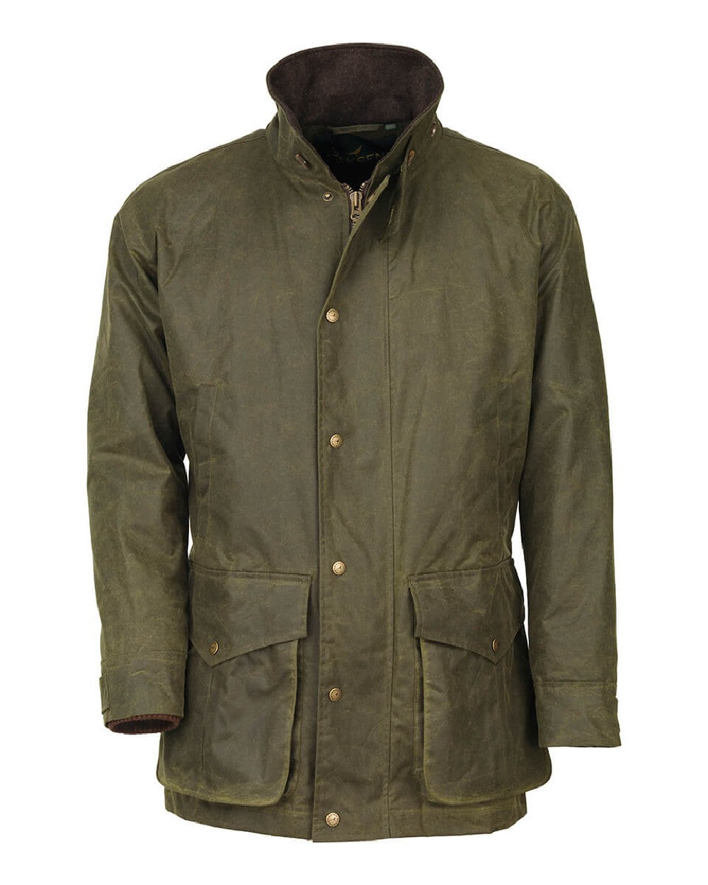 Laksen Enoch Wax Coat in Forest 