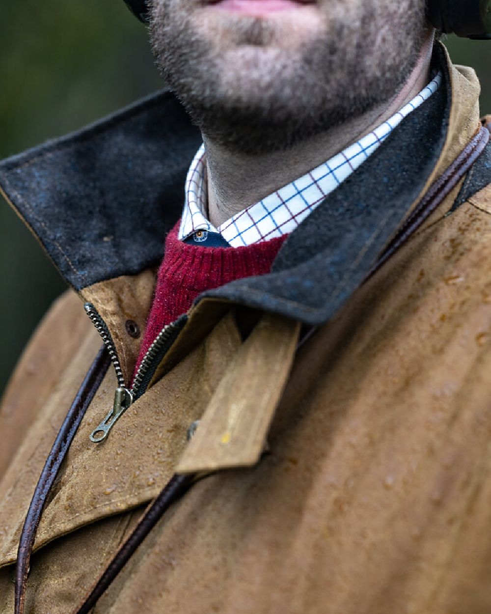Laksen Enoch Wax Coat in Stone 