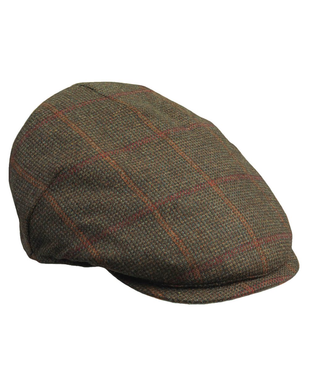 Laksen Hastings Drivers Flat Cap On A White Background