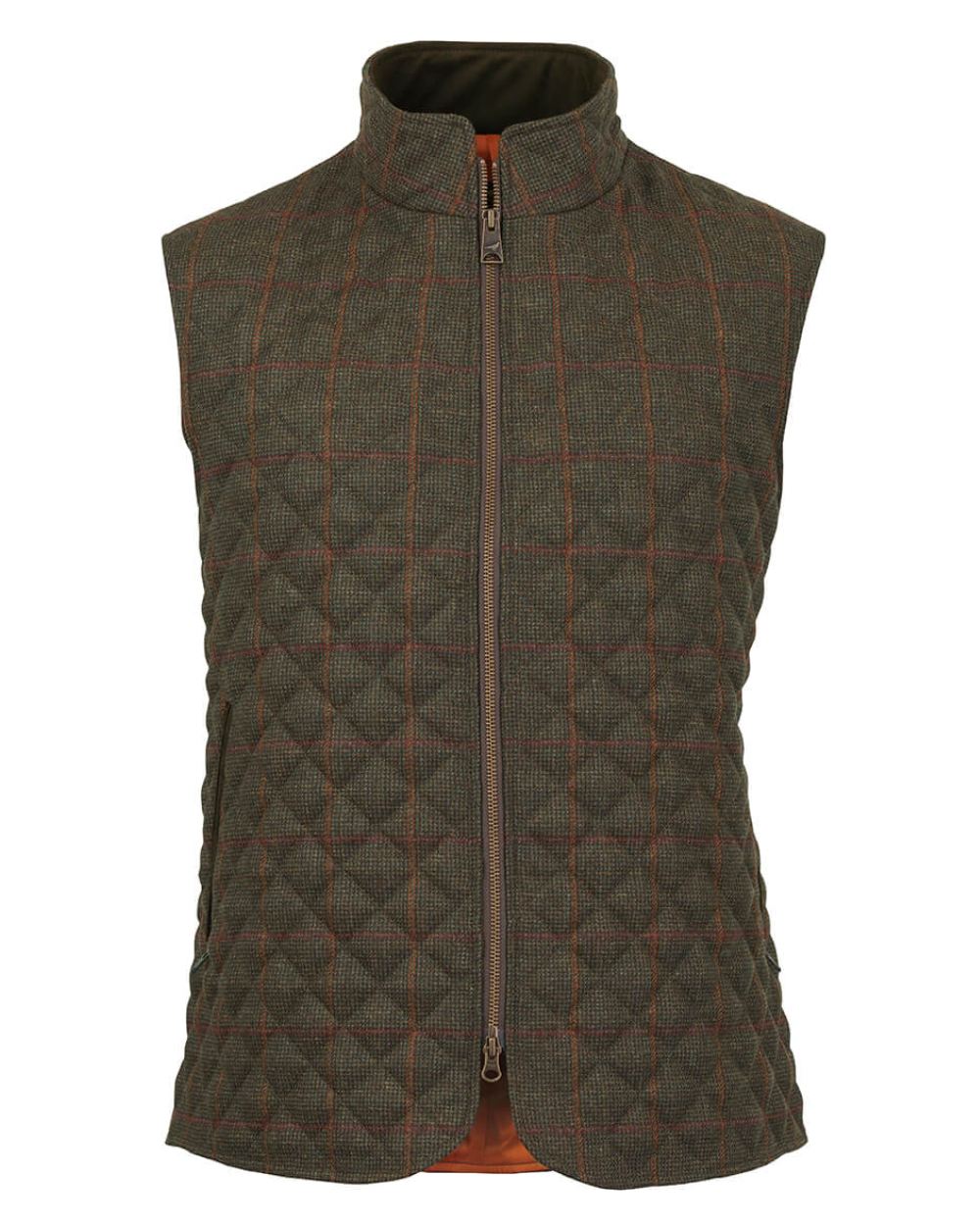 Laksen Hastings Quilted Vest On A White Background