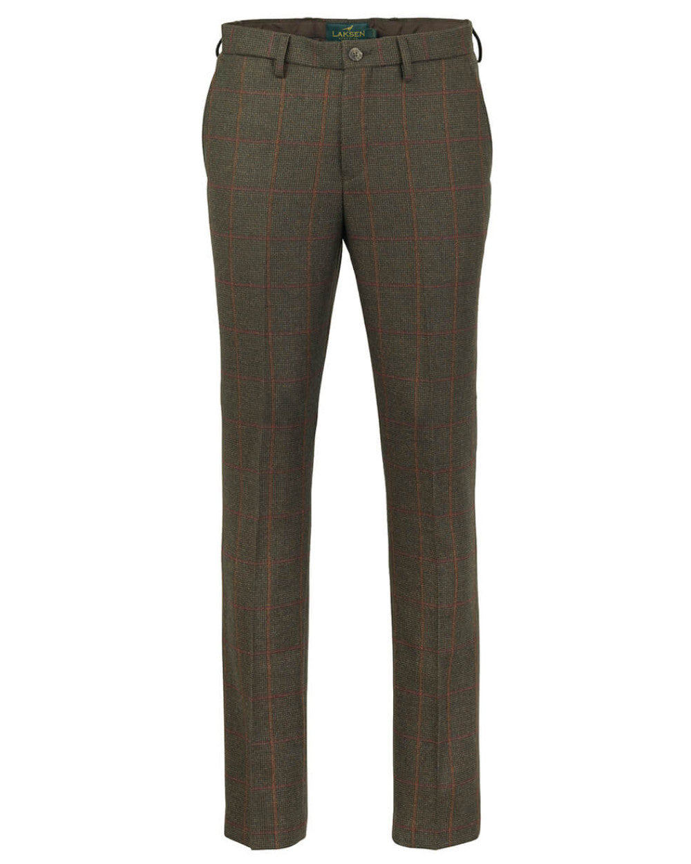 Laksen Hastings Tweed Trousers On A White Background