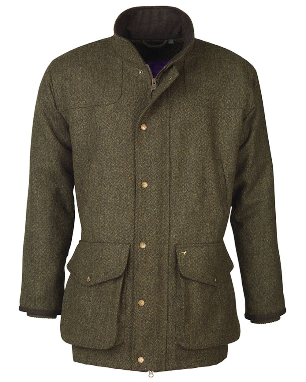 Laksen Kirkton Cortham Tweed Coat With CTX On A White Background