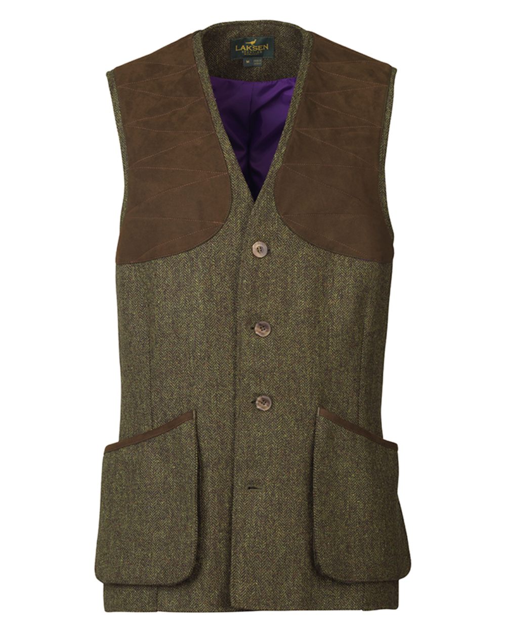 Laksen Kirkton Leith Shooting Vest On A White Background