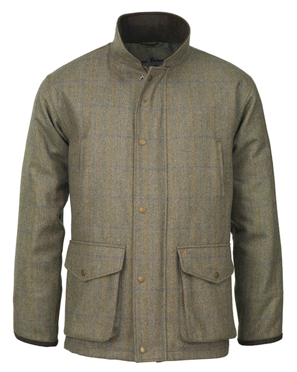 Laksen Laird Chatsworth Tweed Coat With CTX On A White Background