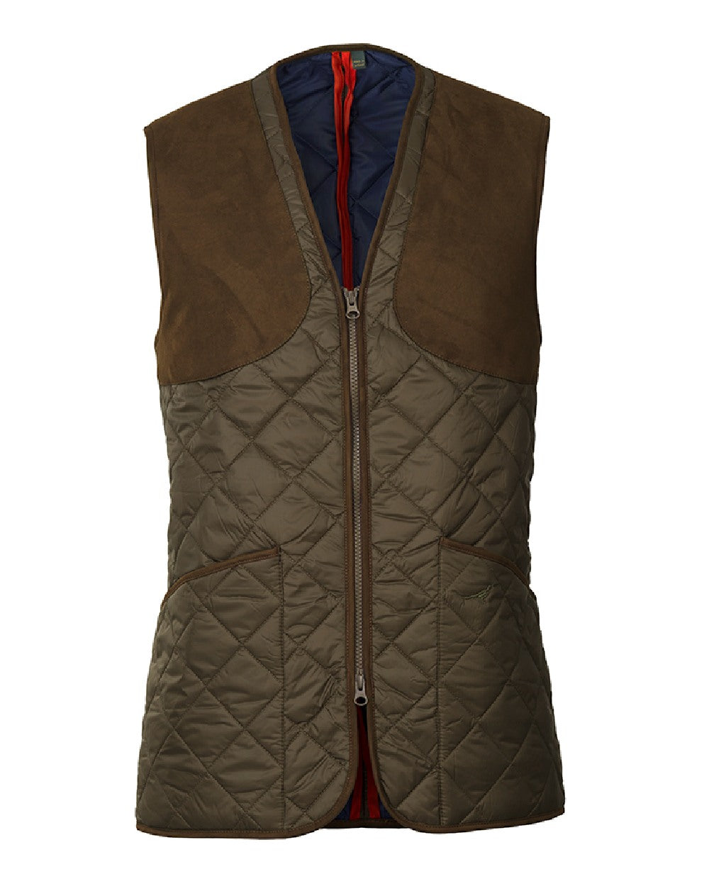 Laksen Ludlow Quilted Shooting Vest in Olive