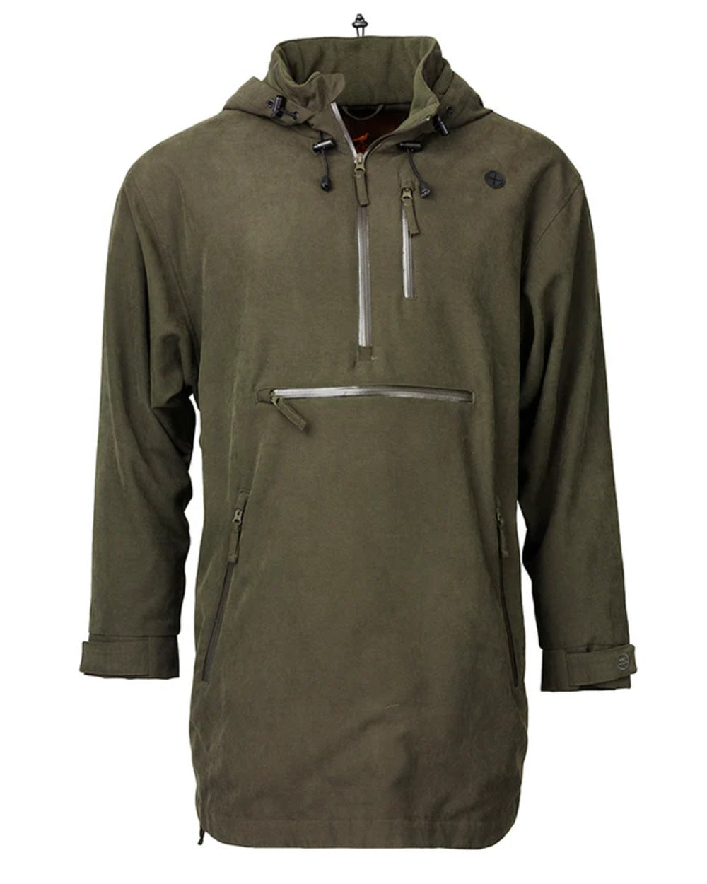 Green coloured Laksen Nevis CTX Smock on white background 
