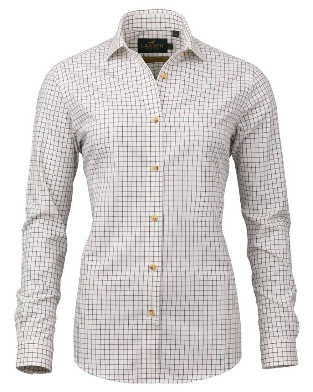 Laksen Penny Cotton Wool Shirt On A White Background