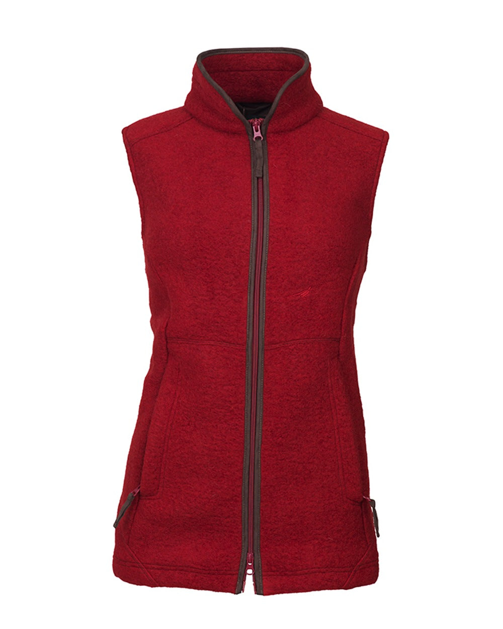 Laksen Pentland Fleece Vest in Wine 