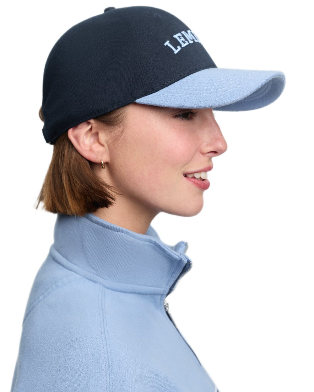 Shadow coloured LeMieux Ashley Cap on white background 