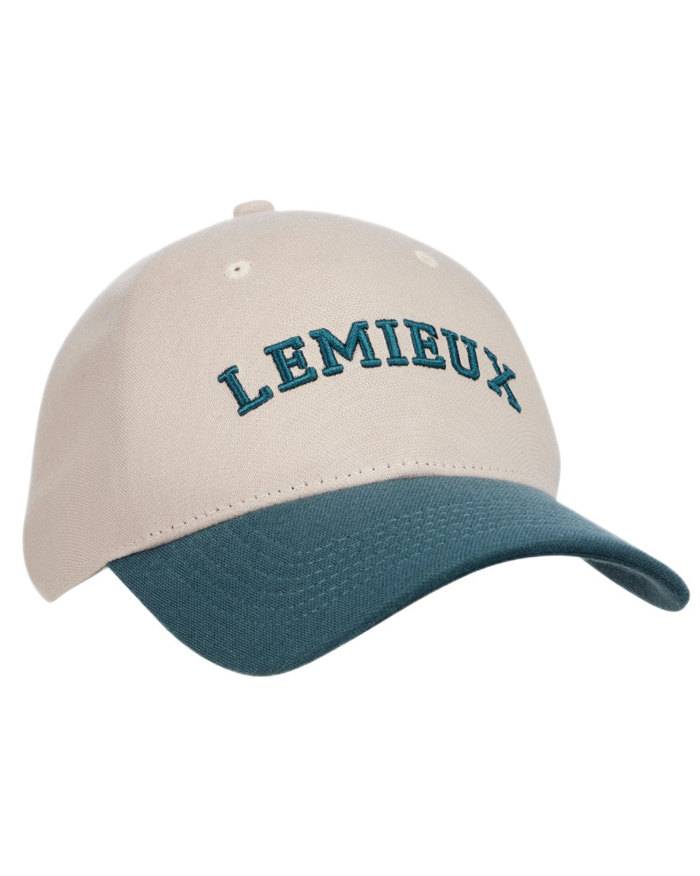 Stone coloured LeMieux Ashley Cap on white background 