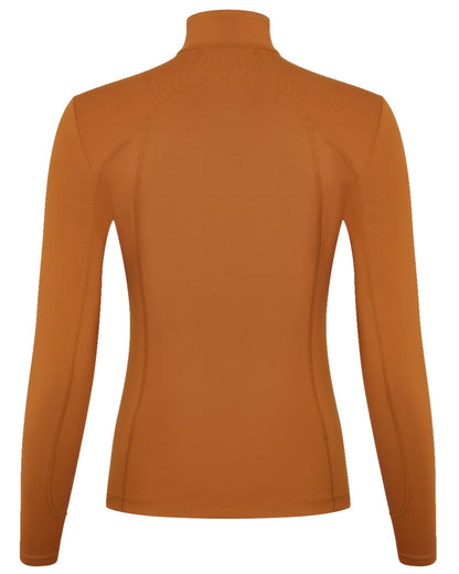 Ginger Coloured LeMieux Base Layer On A White Background 