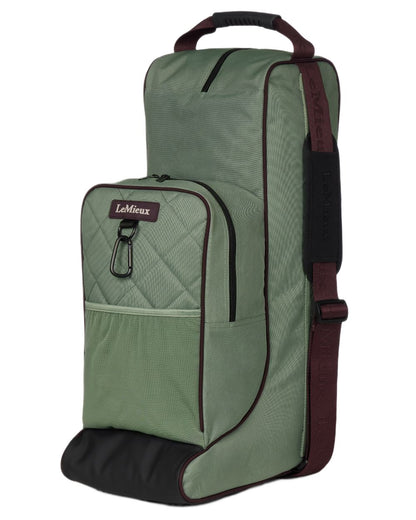 Rosemary coloured LeMieux Boot &amp; Hat Bag on white background 