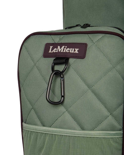 Rosemary coloured LeMieux Boot &amp; Hat Bag on white background 