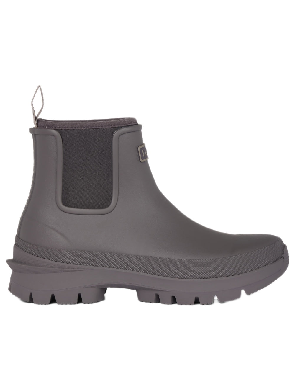 Cocoa coloured LeMieux Bramshaw Chelsea Wellies on white background 