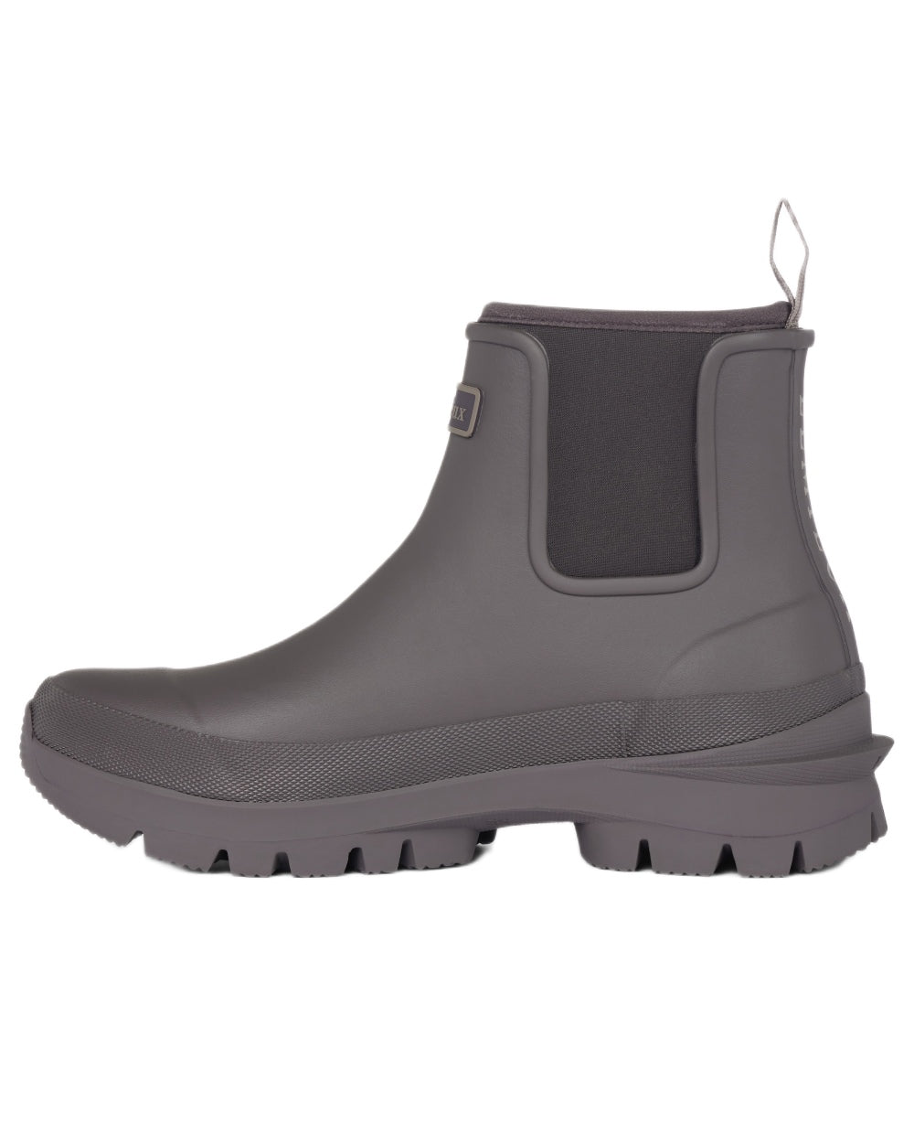 Cocoa coloured LeMieux Bramshaw Chelsea Wellies on white background 
