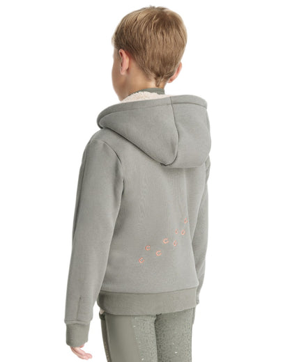 Rosemary coloured LeMieux Childrens Mini Charlie Pony Hoodie on white background 