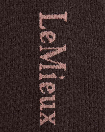 Cocoa coloured LeMieux Competition Socks - Twin Pack on white background 