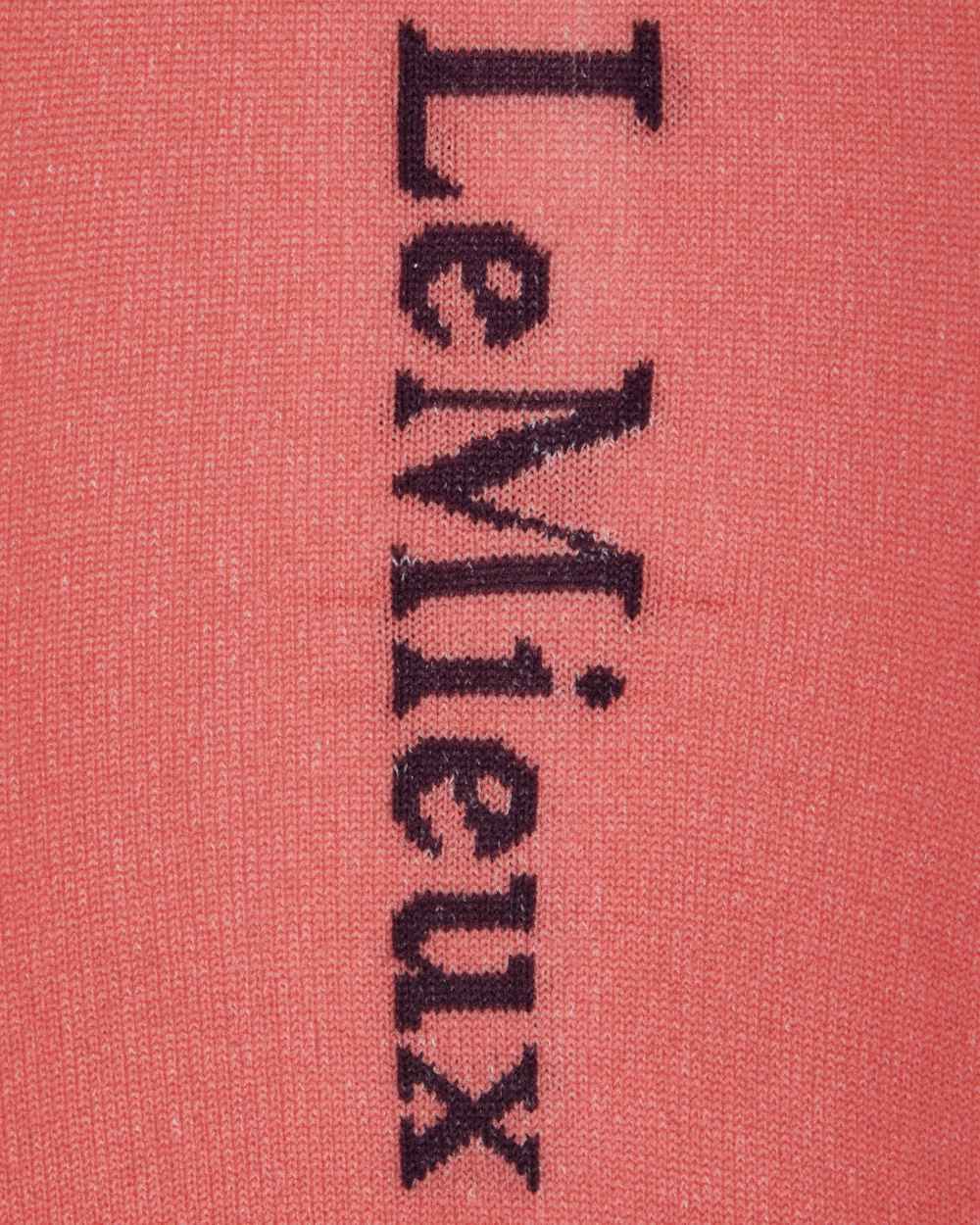 Cranberry coloured LeMieux Competition Socks - Twin Pack on white background 