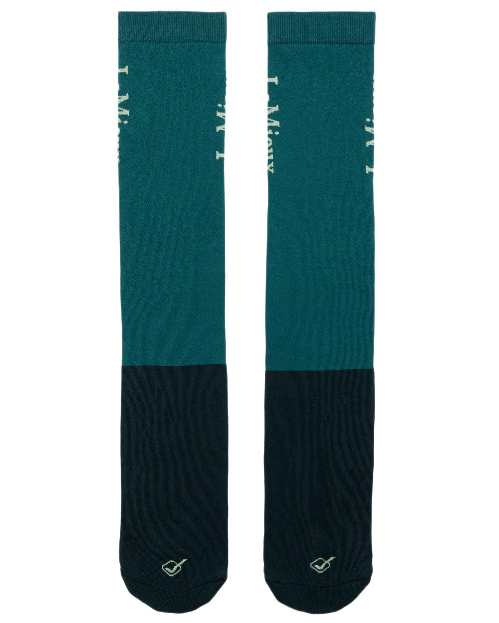 Jungle coloured LeMieux Competition Socks - Twin Pack on white background 