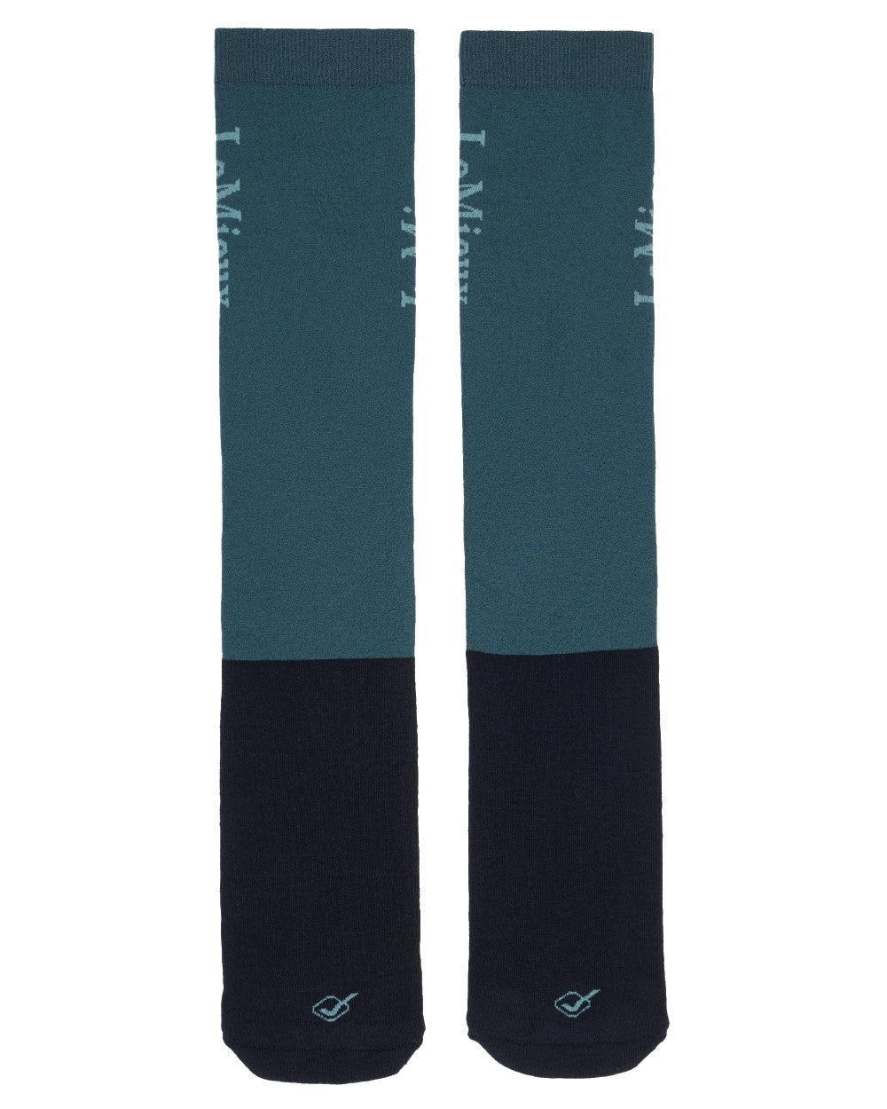 Patrol coloured LeMieux Competition Socks (Twin Pack) on white background 