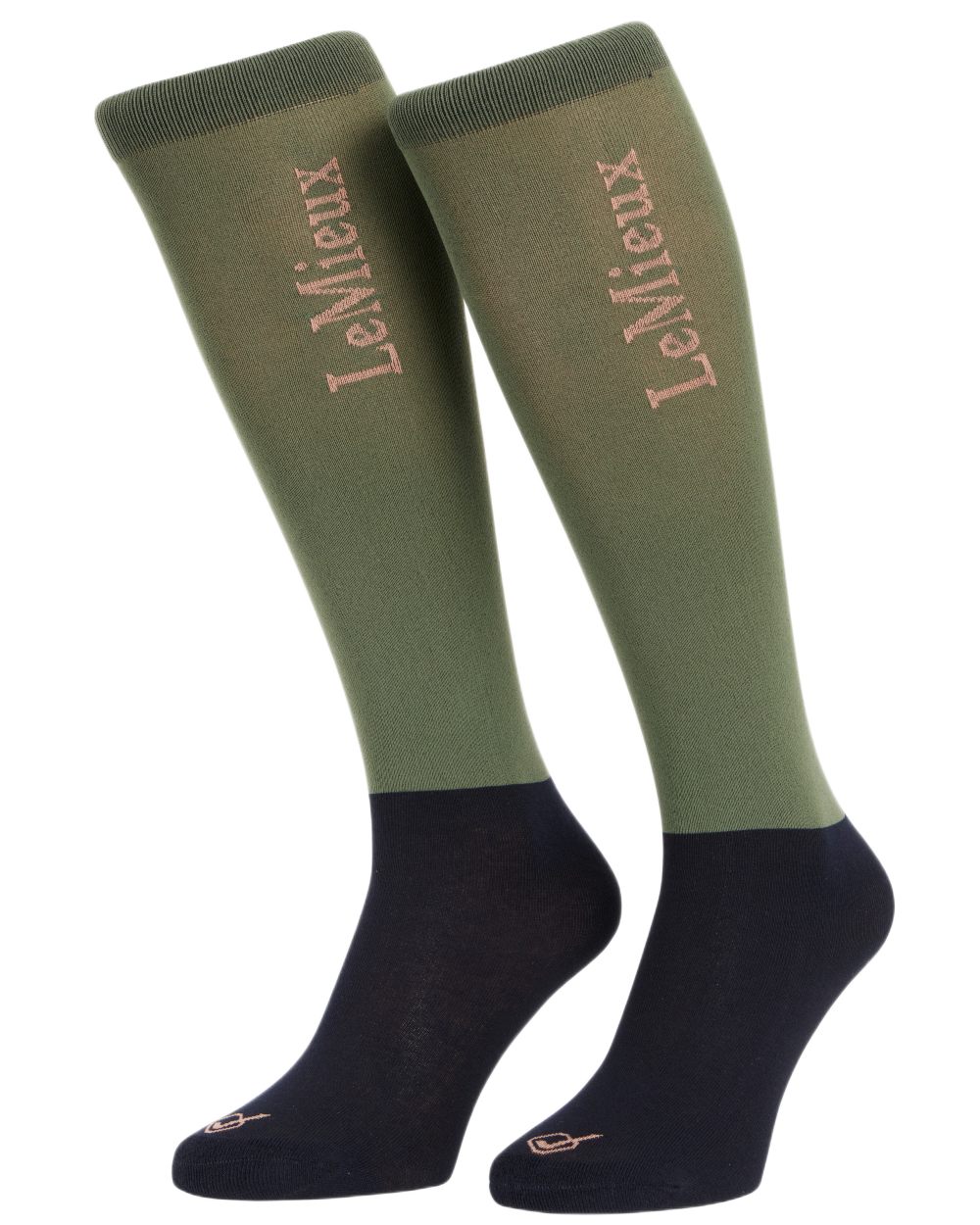 Rosemary coloured LeMieux Competition Socks - Twin Pack on white background 