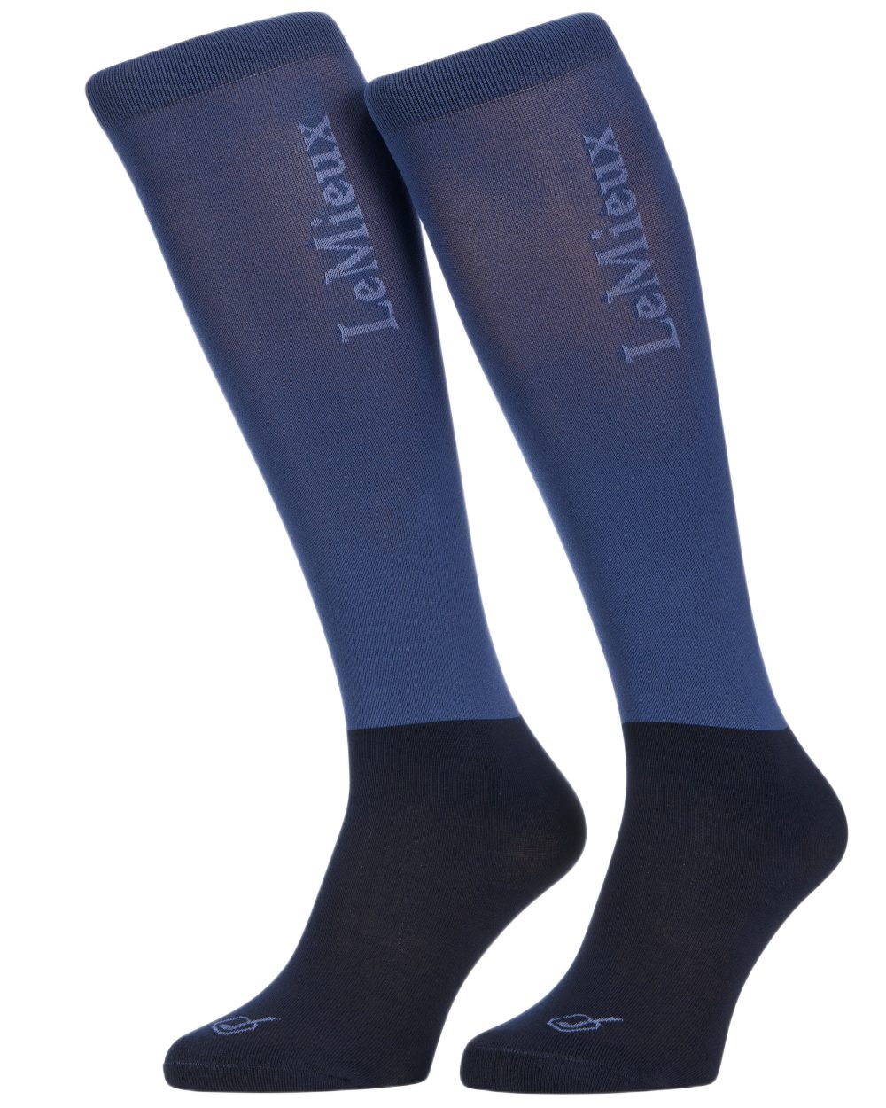 Shadow coloured LeMieux Competition Socks - Twin Pack on white background 