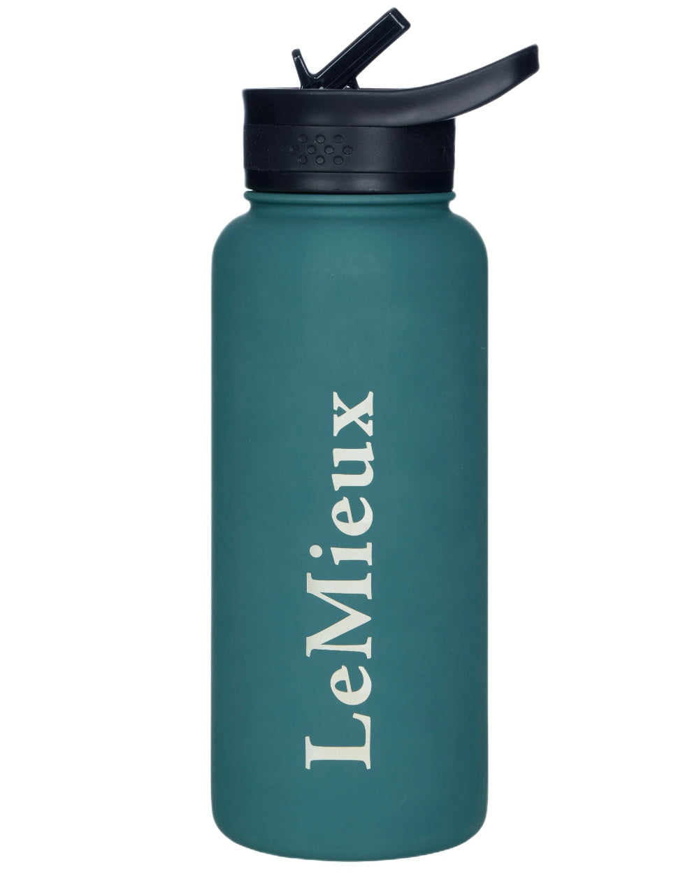 Jungle coloured LeMieux Drinking Bottle on white background 