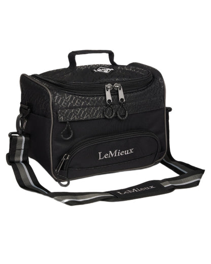 Black coloured LeMieux Elite ProKit Lite Grooming Bag on white background 