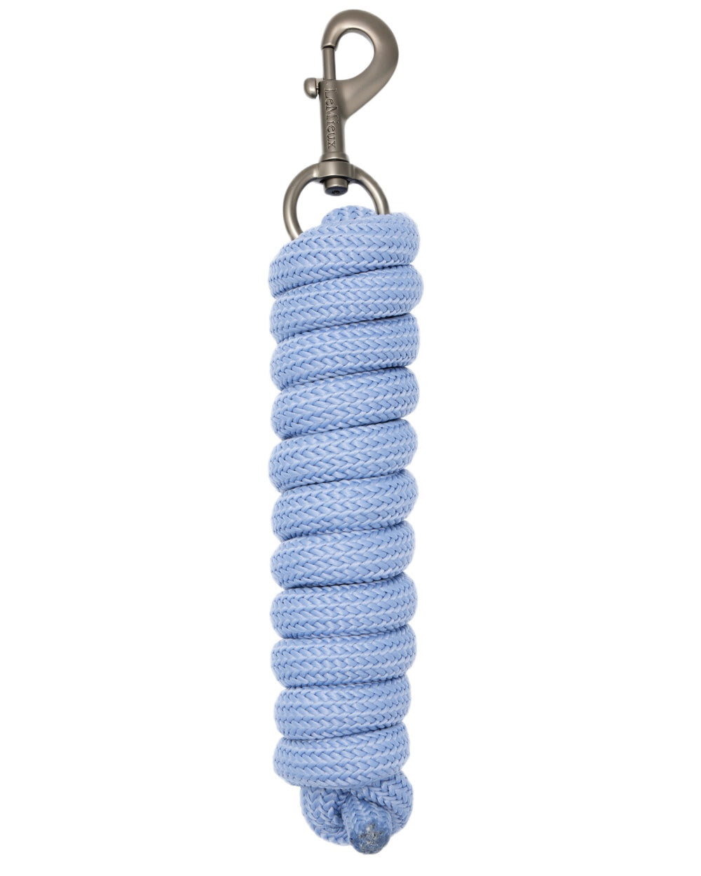 Powder Blue coloured LeMieux Essence Leadrope on white background 