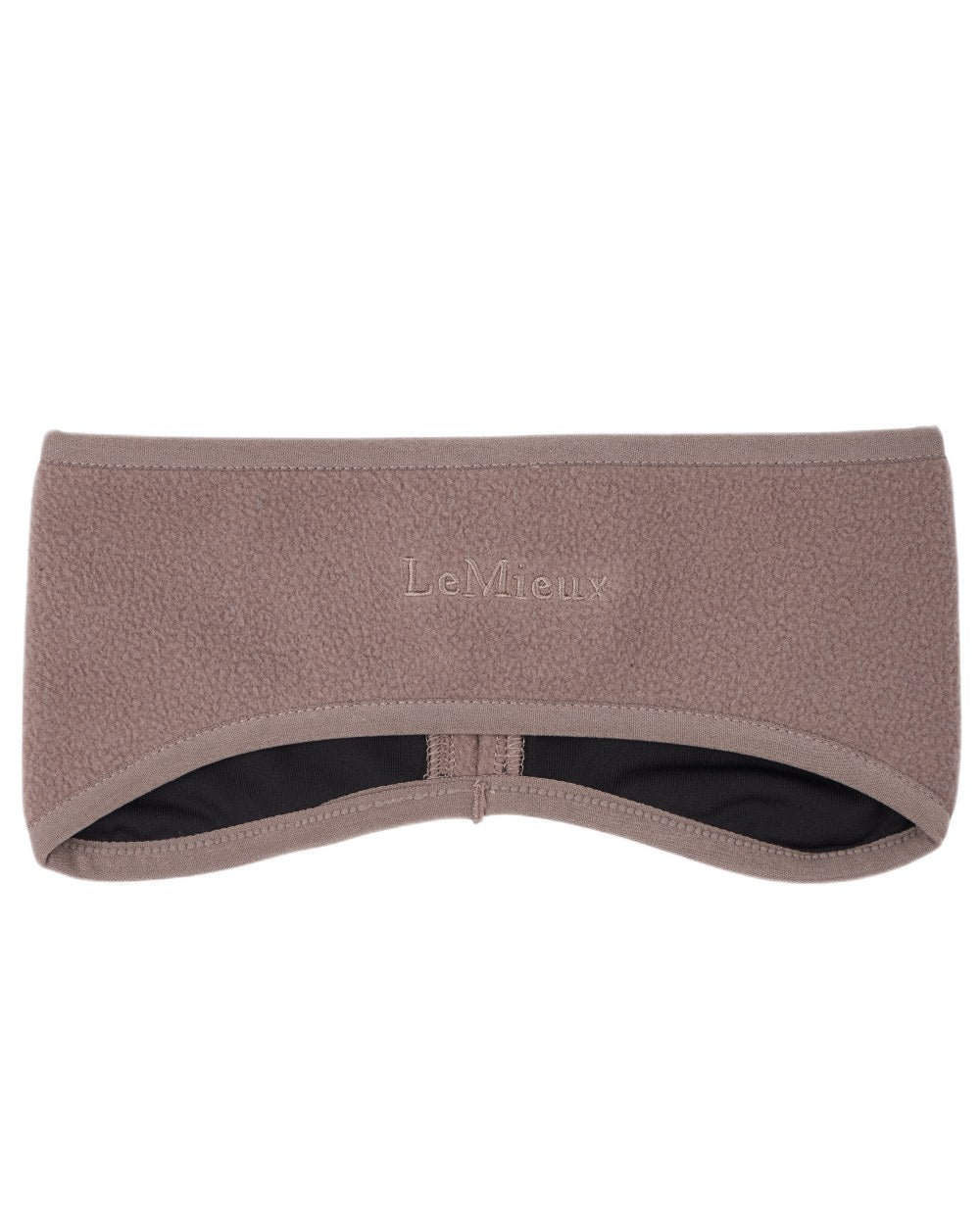 Walnut coloured LeMieux Fleece Earwarmer on white background 