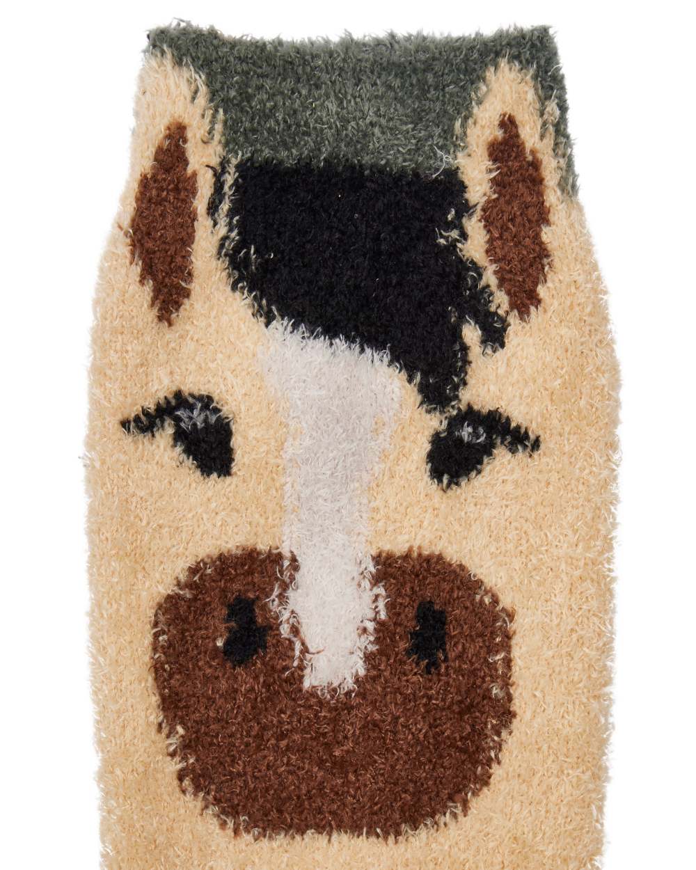 Dream Rosemary LeMieux Fluffy Character Socks on white background 