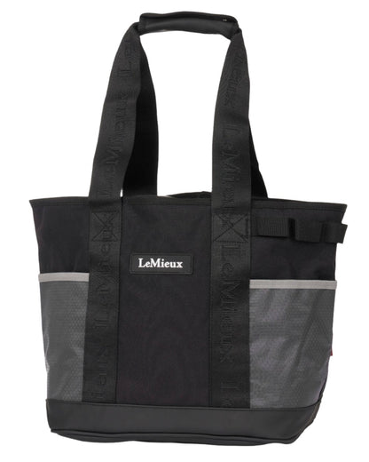 Black coloured LeMieux Grooming Tote on white background 