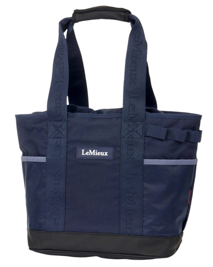 Navy coloured LeMieux Grooming Tote on white background 