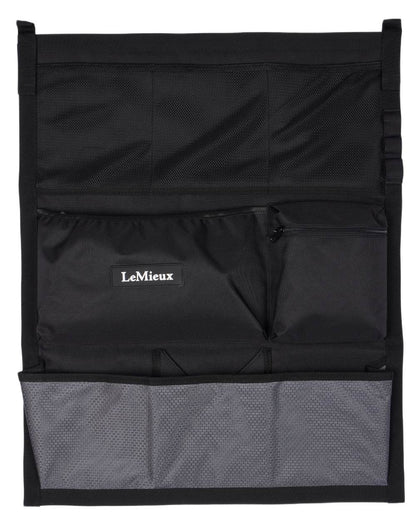 Black coloured LeMieux Hanging Pockets on white background 