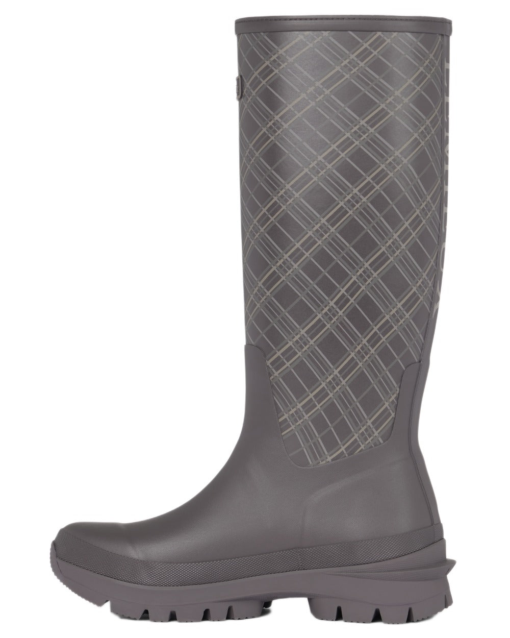 Cocoa coloured LeMieux Heritage Bramshaw Wellies on white background 