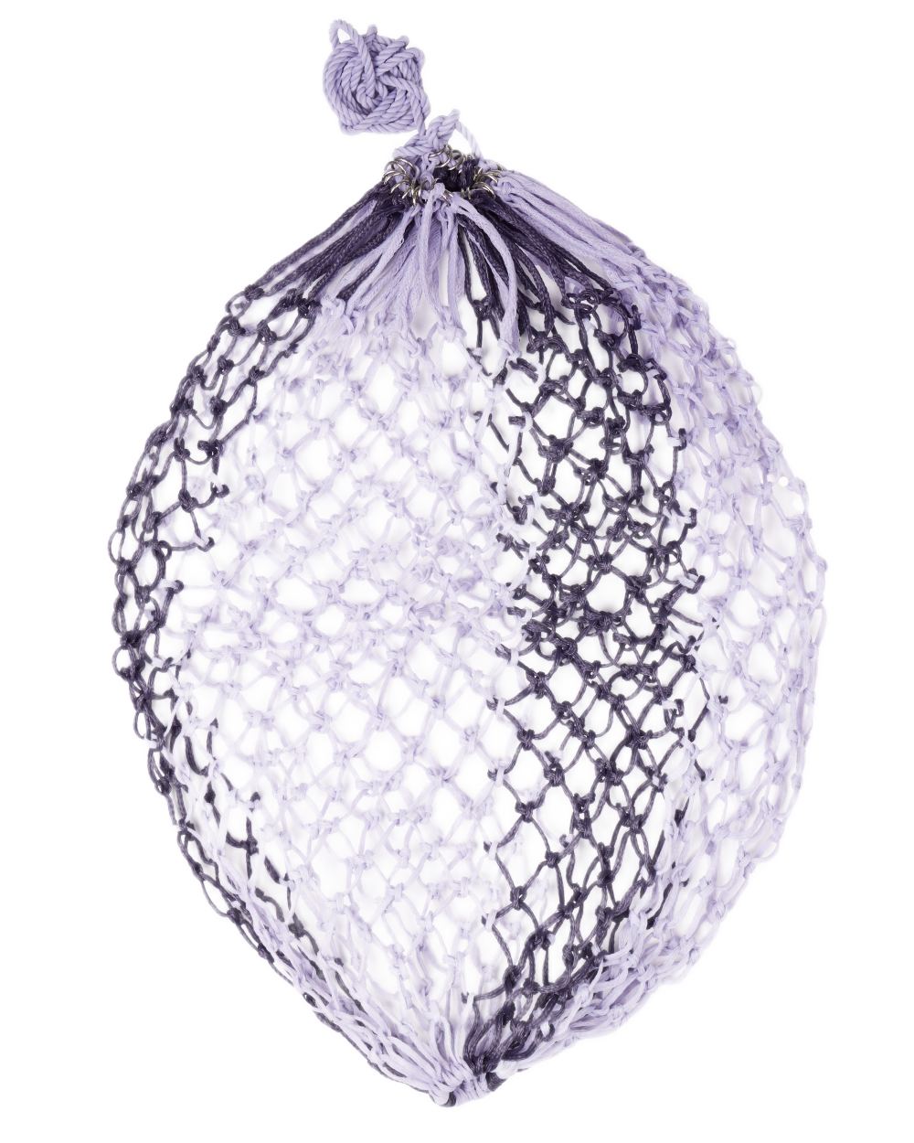 Juniper Lilac coloured LeMieux Hippo Haynet on white background 