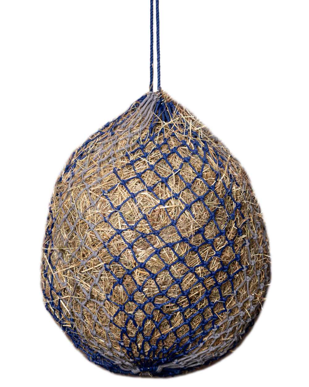 Navy coloured LeMieux Hippo Haynet on white background 