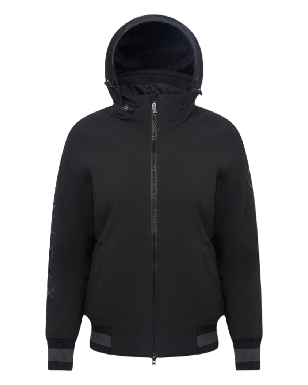 Black coloured LeMieux Ladies Team Jacket on white background 