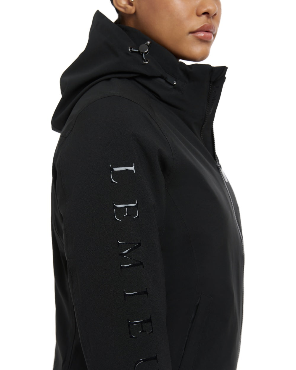 Black coloured LeMieux Ladies Team Jacket on white background 
