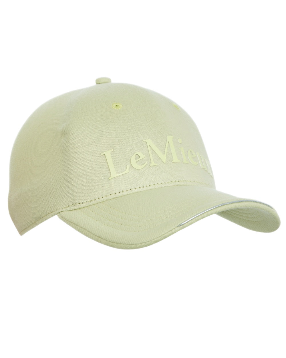 Macaron coloured LeMieux Lara Cap on white background 