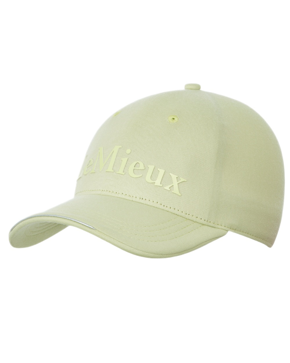 Macaron coloured LeMieux Lara Cap on white background 
