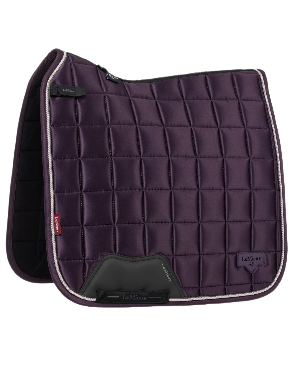 Juniper coloured LeMieux Loire Dressage Square on white background 