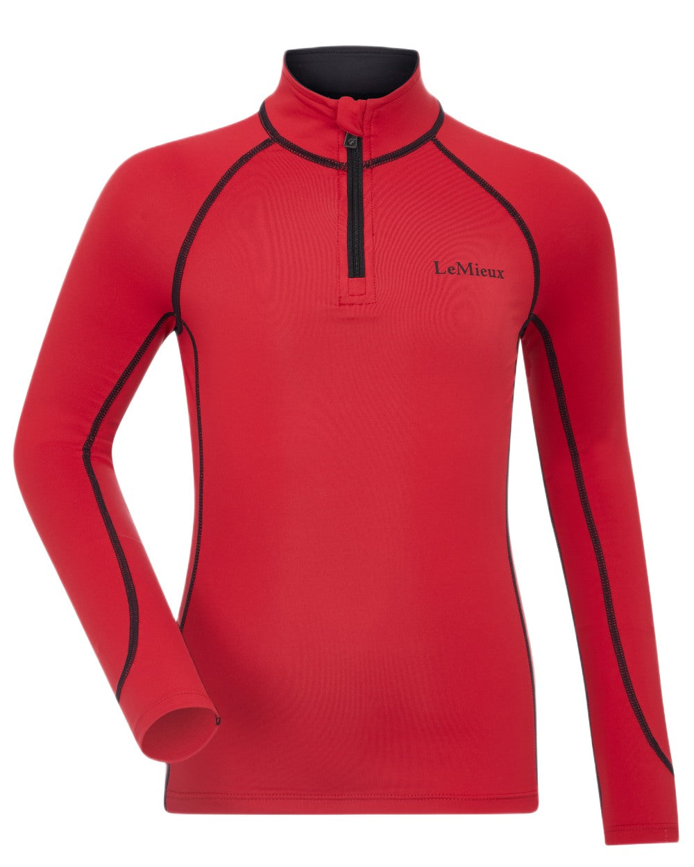 Chilli coloured LeMieux Mini Base Layer on white background 